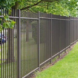 Metal industrial security fencing